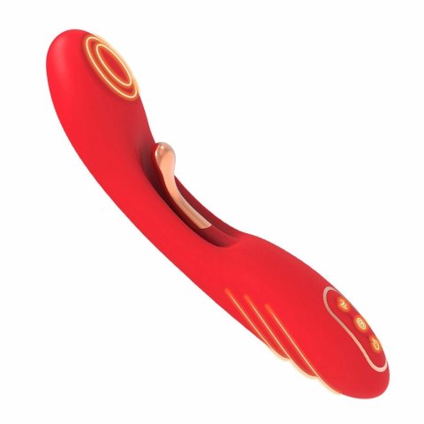 ARMONY Red - Wibrator z oscylującym językiem, silikon medyczny, 234 mm