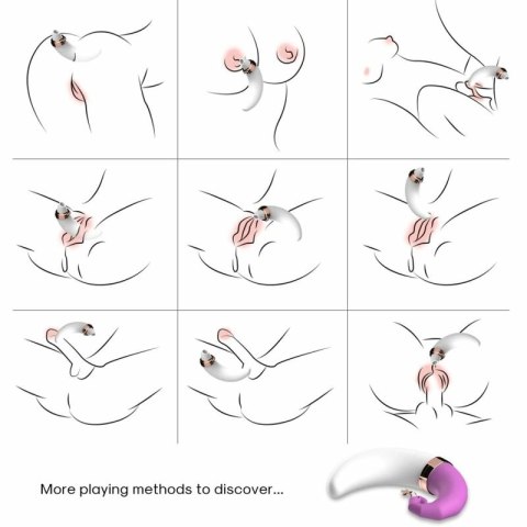 ARMONY Sweetmoon Cup rożowy - stymulator punktu G i łechtaczki, 9 trybow