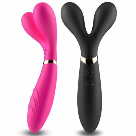 ARMONY Y-Wand masażer podwojna głowica czarny wodoodporny USB