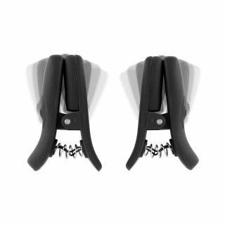 Bedroom Fantasies Vibrating Nipple Clamps Black - bezprzewodowe klamry wibrujące