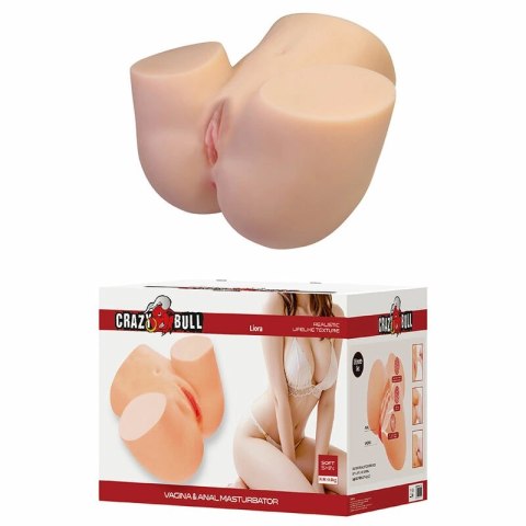 Crazy Bull LIORA XXL - dwuwejściowa maszyna intymna anatomiczna TPR