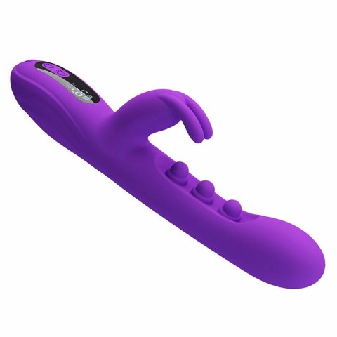 PRETTY LOVE Sabien Rabbit - wibrator z podwojną stymulacją i LED, fioletowy