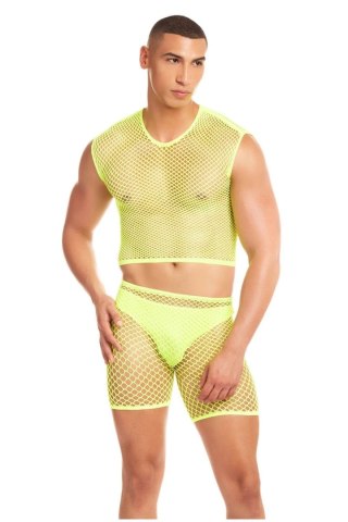 RAINBOW PARTY NET-BULA Zestaw 3-częściowy żołty L/XL unisex