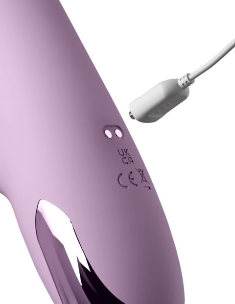Fantasy For Her G-Touch Pulse Pro fioletowy 3 końcowki silikonowe