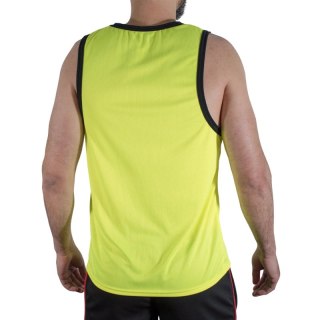 MACHO CMV001 żołta koszulka sportowa na siłownię S/M oddychająca