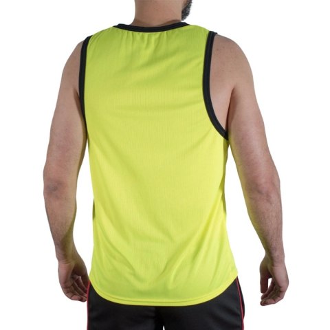 MACHO CMV001 żołta koszulka sportowa na siłownię S/M oddychająca