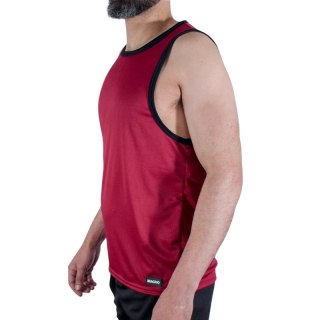 MACHO CMV003 Bordowa koszulka sportowa L/XL oddychająca