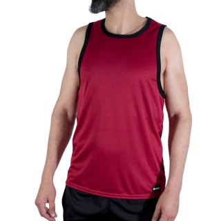 MACHO CMV003 Bordowa koszulka sportowa S/M - lekka i elastyczna
