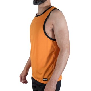 MACHO CMV005 Koszulka sportowa pomarańczowa S/M - lekka i elastyczna