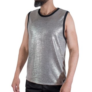 MACHO Koszulka sportowa L/XL z drobnym brokatem, lekka i elastyczna