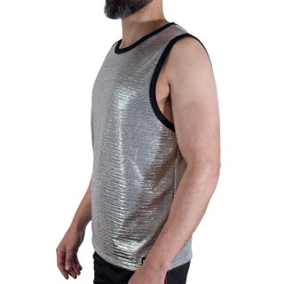 MACHO Koszulka sportowa L/XL z drobnym brokatem, lekka i elastyczna