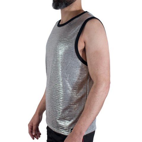 MACHO Koszulka sportowa L/XL z drobnym brokatem, lekka i elastyczna