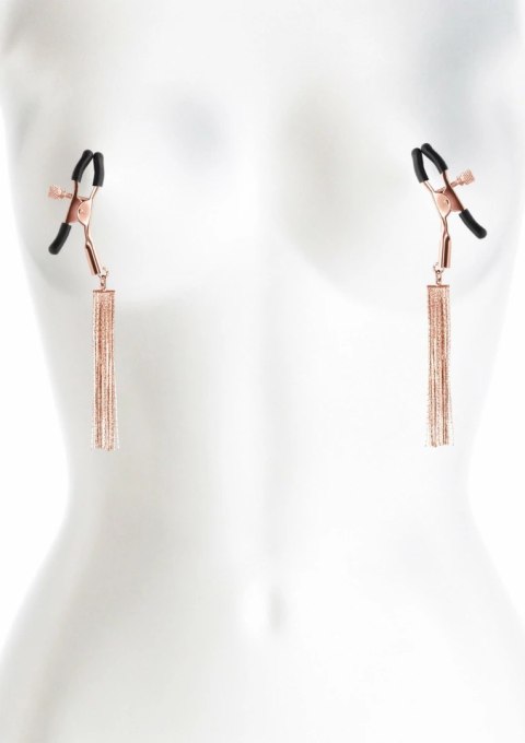NS Novelties Nipple Clamps D2 regulowane klamry silikonowe metalowe