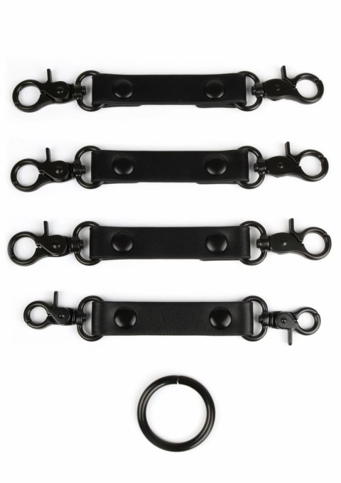 AVANZA Precision Hogtie VANTAGE 8 czarny system wiązania PU Leather