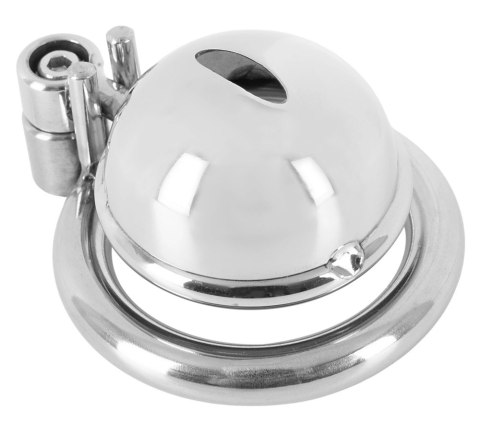 Fetish Collection Mini Cock Cage metalowy system zabezpieczający 4,3 cm