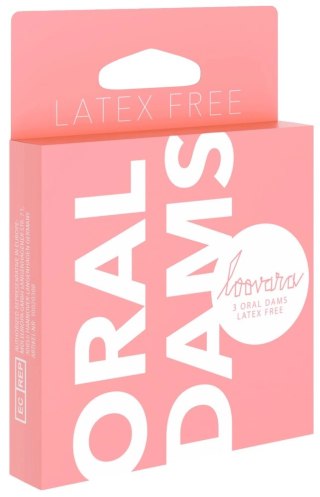 Loovara Oral Dams Pack of 3 - ultracienkie, bezlateksowe osłony ochronne