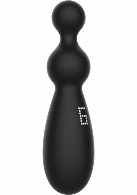 Hidden Desire Extreme Twin Thrill Anal Vibrator silikonowy, wielofunkcyjny, czarny