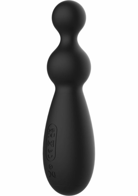 Hidden Desire Extreme Twin Thrill Anal Vibrator silikonowy, wielofunkcyjny, czarny
