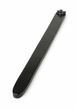 Hidden Desire Genuine Leather Ruler - elegancki skorzany liniał 40 cm czarny