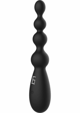 Hidden Desire Tetra Thrill Anal Vibrator silikonowy 4-kulkowy czarny