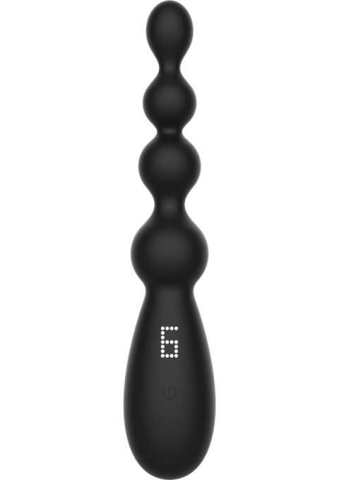Hidden Desire Tetra Thrill Anal Vibrator silikonowy 4-kulkowy czarny