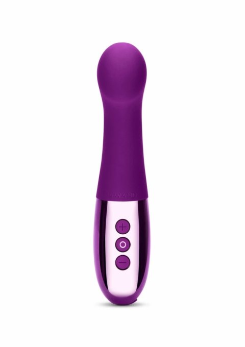 Le Wand Gee - precyzyjny model intymny z ładowaniem USB, fioletowy