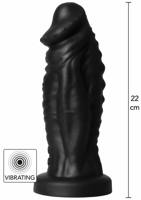 Devil Monster model silikonowy z funkcją wibracji i przyssawką XL