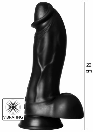Dinosaur Monster model silikonowy z funkcją wibracji i przyssawką XL