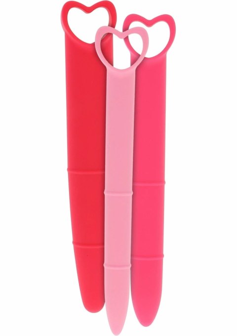 Silicone Vaginal Dilators 3pcs - Zestaw silikonowych rozszerzaczy anatomicznych