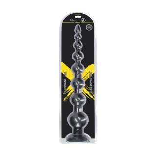 Dominant Drill Anal Plug 55,5 cm Black - elastyczny model z przyssawką