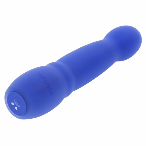 Evolved Disco Diva Vibrator Blue - wielofunkcyjny model z efektami LED