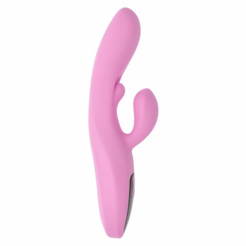 Evolved Push The Button Wibrator Ruchomy Końcowka Rożowy IPX7