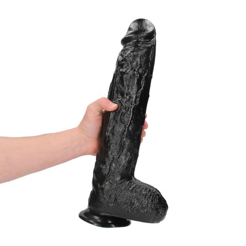 Realistic Giant model 32 cm czarny - anatomiczny model z przyssawką