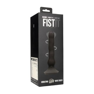 Vibrating Wave Rider Black - silikonowy model z funkcją rotacji i wibracji