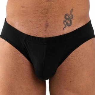 BURN 019 Slipy męskie czarne połysk S - designerski styl i komfort