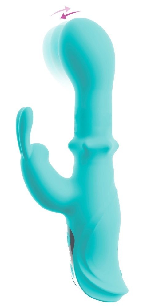 Beau coeur Oriven Rabbit Vibra - silikonowy model z systemem Slide Ring, 17,8 cm