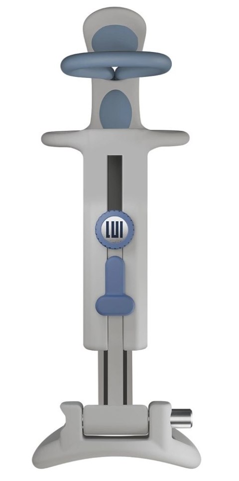 LUI Maxtender Grey & Blue (L) - system trakcyjny, silikon medyczny