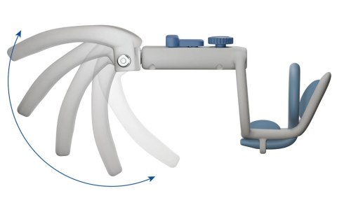 LUI Maxtender Grey & Blue (L) - system trakcyjny, silikon medyczny