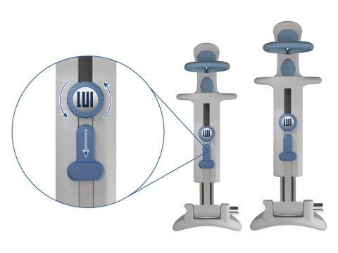 LUI Maxtender Grey & Blue (L) - system trakcyjny, silikon medyczny