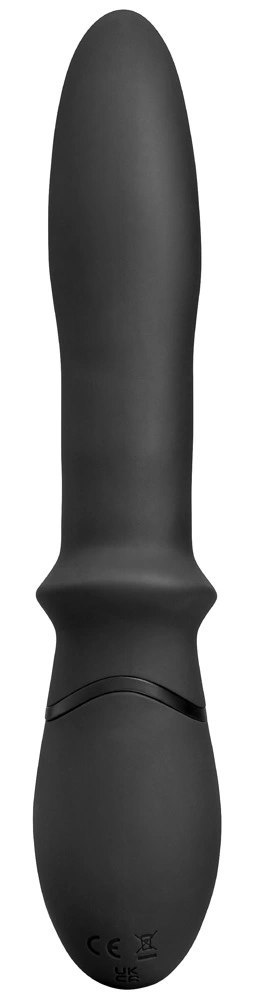 B-Vibe Rimming P-Spot Vibe - wibrujący masażer z rotacją, czarny