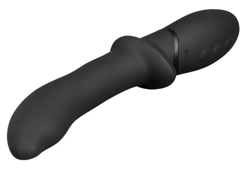 B-Vibe Rimming P-Spot Vibe - wibrujący masażer z rotacją, czarny