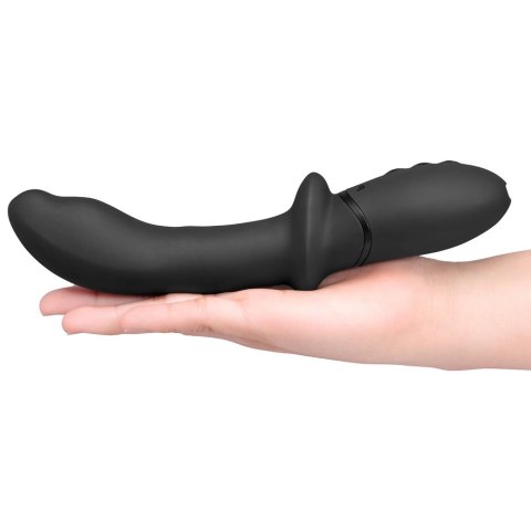B-Vibe Rimming P-Spot Vibe - wibrujący masażer z rotacją, czarny