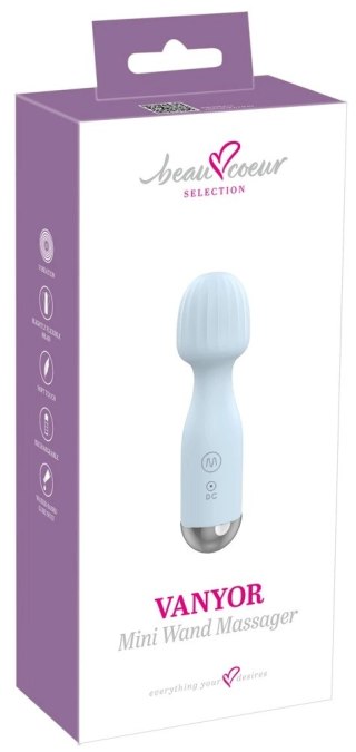 Beau coeur Vanyor Mini Wand Ma kompaktowy masażer silikonowy 15,4 cm