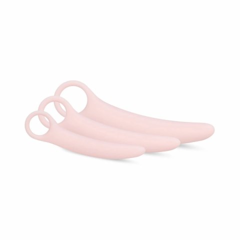 Teazers Dilator Set 3 sztuki silikonowy rożowy - stopniowany rozmiar