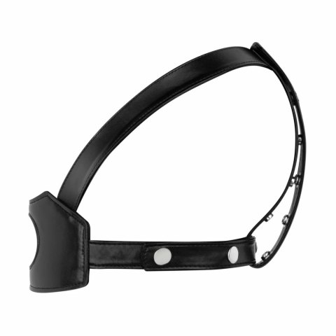 Bedroom Fantasies Head Strap On Black - regulowany pas głowy uniwersalny