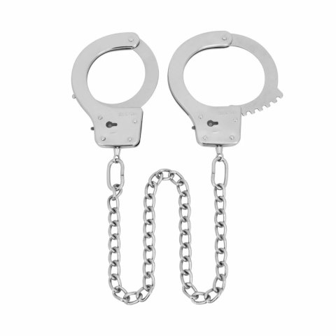 Bedroom Fantasies Metal Handcuffs Srebrne - wytrzymałe kajdanki stalowe