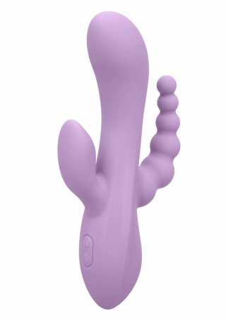 CalExotics Bend & Hold Triple Rumbler elastyczny masażer silikonowy IPX7 USB