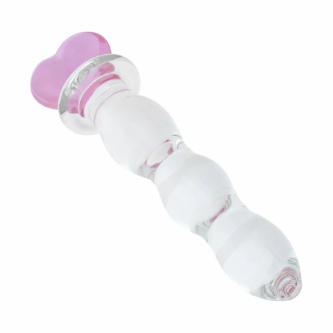 Gildo No. 37 Szklana Maszyna Intymna Serce 18 cm - Bead Design