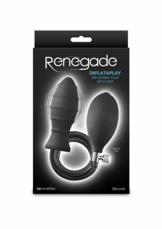 NS Novelties Renegade InflataPlay - nadmuchiwany korek analny z szybkim zaworem