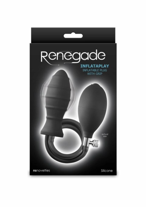 NS Novelties Renegade InflataPlay - nadmuchiwany korek analny z szybkim zaworem